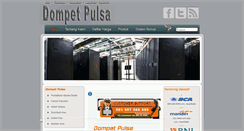 Desktop Screenshot of dompet-pulsa.com